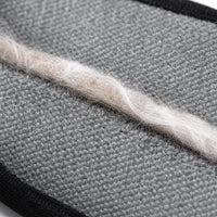 Detalle del pelo de mascota juntándose