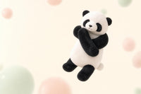 Peluche panda de brazos largos abrazando