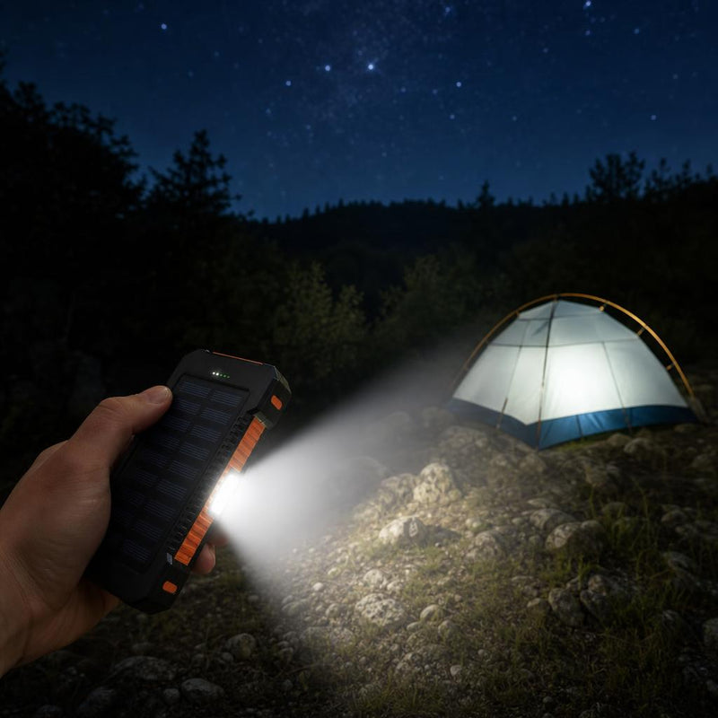 Built-in LED flashlight
