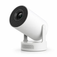 Proyector portátil blanco, foto de estudio